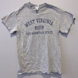 Vintage Grey West Virginia T- Shirt